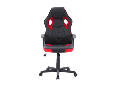 black and red Gaming Chair with Wheels Mad Dog Collection product image by CorLiving#color_black-and-red