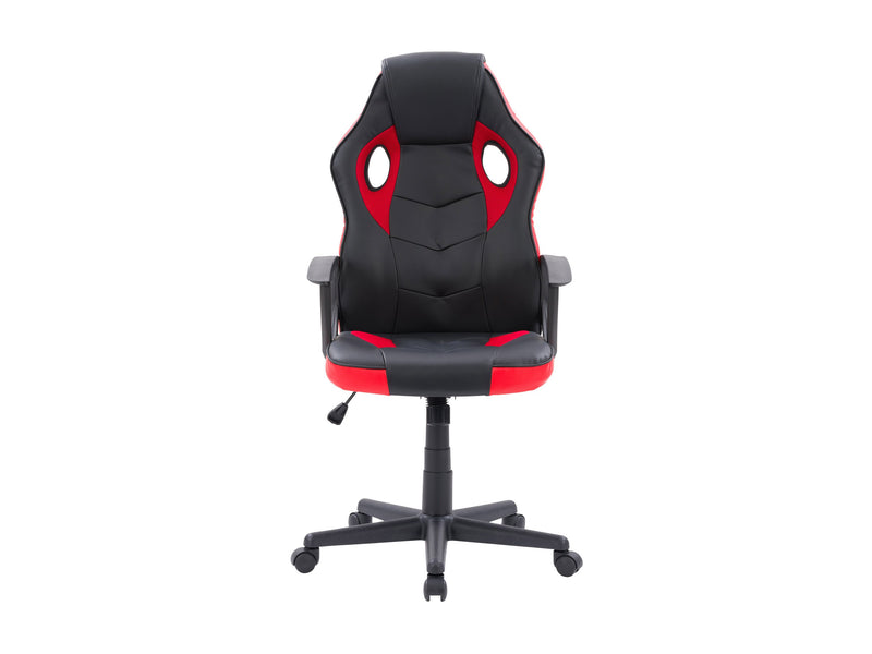 black and red Gaming Chair with Wheels Mad Dog Collection product image by CorLiving