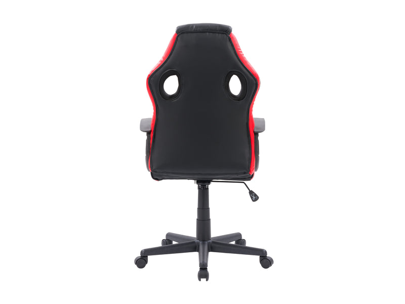 black and red Gaming Chair with Wheels Mad Dog Collection product image by CorLiving