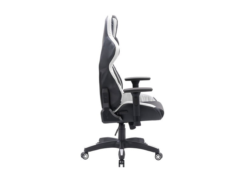black and white Gaming Reclining Chair Nightshade Collection product image by CorLiving