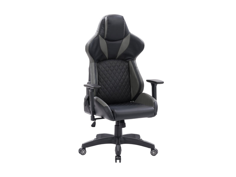 black and grey Gaming Reclining Chair Nightshade Collection product image by CorLiving