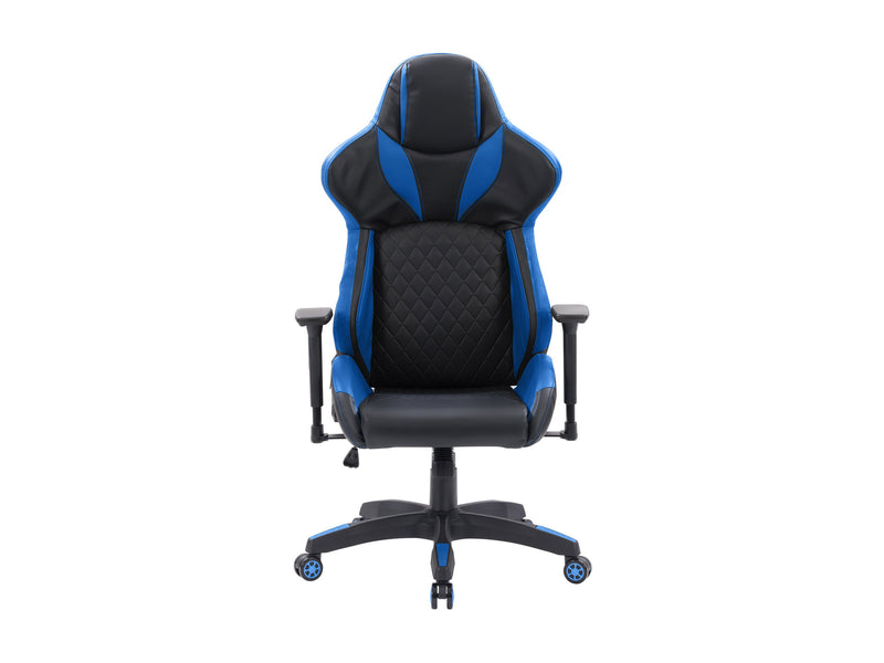 black and blue Gaming Reclining Chair Nightshade Collection product image by CorLiving
