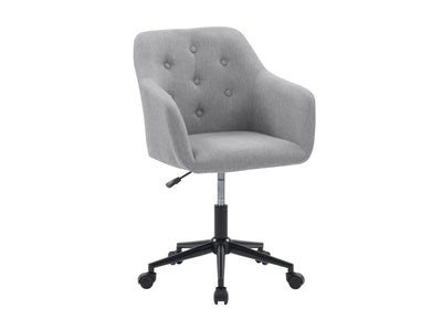 light grey Task Chair with Arms Natasha Collection product image by CorLiving#color_light-grey