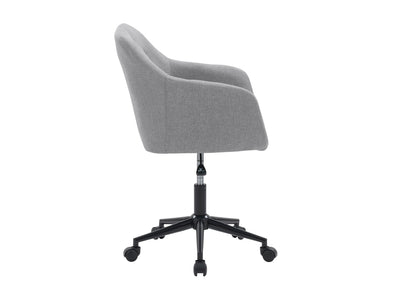 light grey Task Chair with Arms Natasha Collection product image by CorLiving#color_light-grey