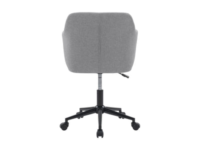light grey Task Chair with Arms Natasha Collection product image by CorLiving#color_light-grey