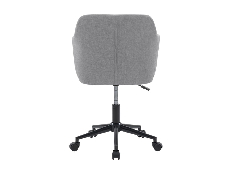 light grey Task Chair with Arms Natasha Collection product image by CorLiving