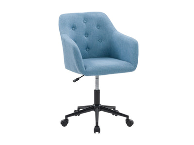 light blue Task Chair with Arms Natasha Collection product image by CorLiving#color_light-blue