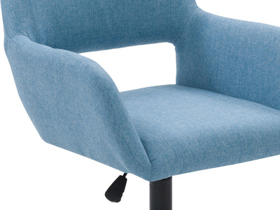 light blue Task Chair with Open Back Valerie Collection detail image by CorLiving#color_light-blue