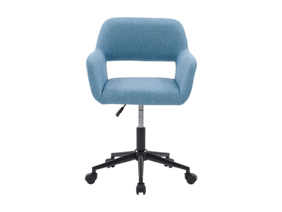 light blue Task Chair with Open Back Valerie Collection product image by CorLiving#color_light-blue