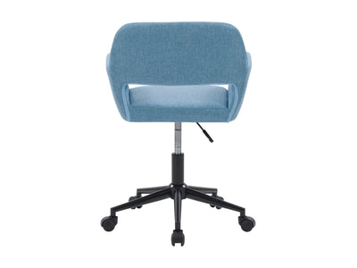 light blue Task Chair with Open Back Valerie Collection product image by CorLiving#color_light-blue