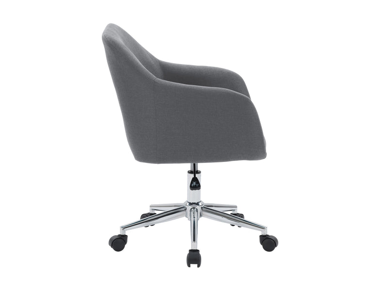 grey Task Chair with Arms Marlowe Collection product image by CorLiving