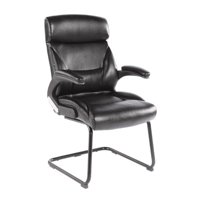 black Office Guest Chair CorLiving Collection product image by CorLiving#color_black