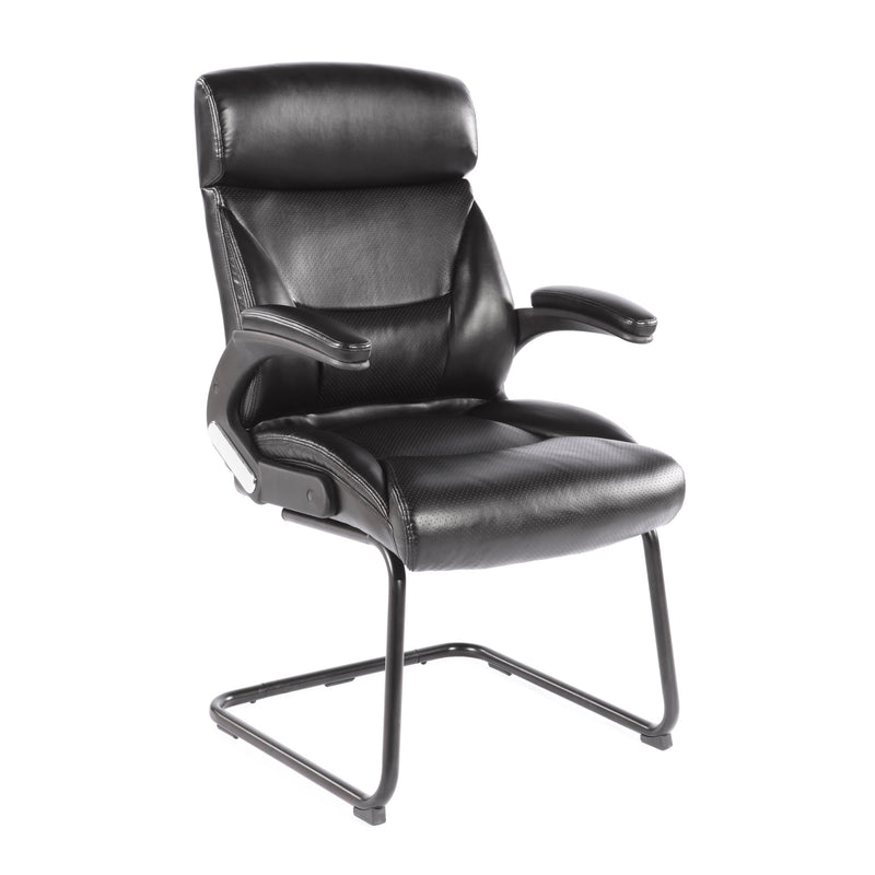 black Office Guest Chair CorLiving Collection product image by CorLiving