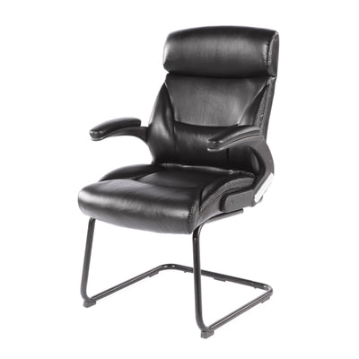 black Office Guest Chair CorLiving Collection product image by CorLiving#color_black