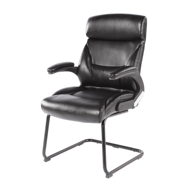 black Office Guest Chair CorLiving Collection product image by CorLiving