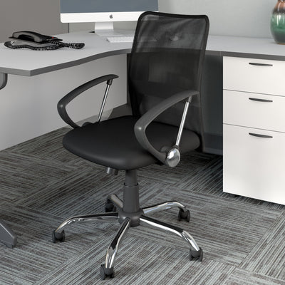 black Fabric Office Chair Harper Collection lifestyle scene by CorLiving#color_black