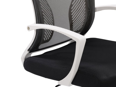 black Mesh Task Chair Cooper Collection detail image by CorLiving#color_cooper-black-on-white