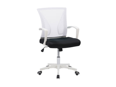 white and black Mesh Task Chair Cooper Collection product image by CorLiving#color_white-and-black