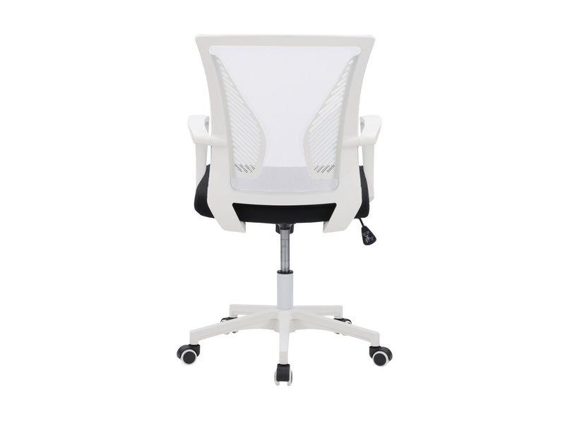 white and black Mesh Task Chair Cooper Collection product image by CorLiving