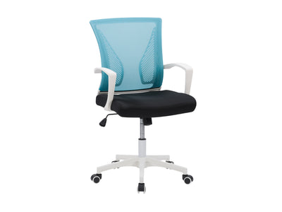 teal and black Mesh Task Chair Cooper Collection product image by CorLiving#color_cooper-teal-on-white