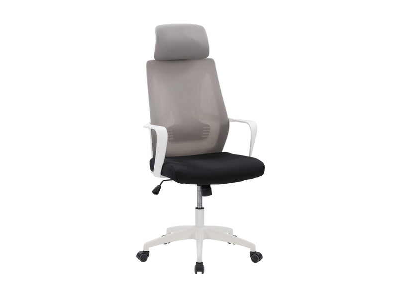 grey and black High Back Office Chair Ashton Collection product image by CorLiving