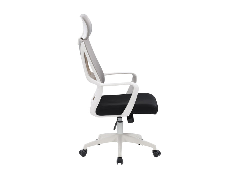 grey and black High Back Office Chair Ashton Collection product image by CorLiving