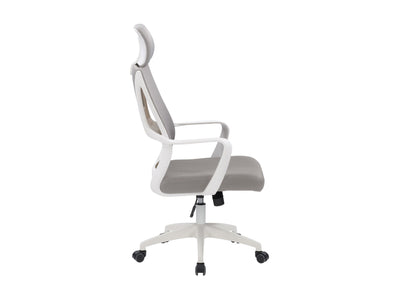 grey High Back Office Chair Ashton Collection product image by CorLiving#color_grey