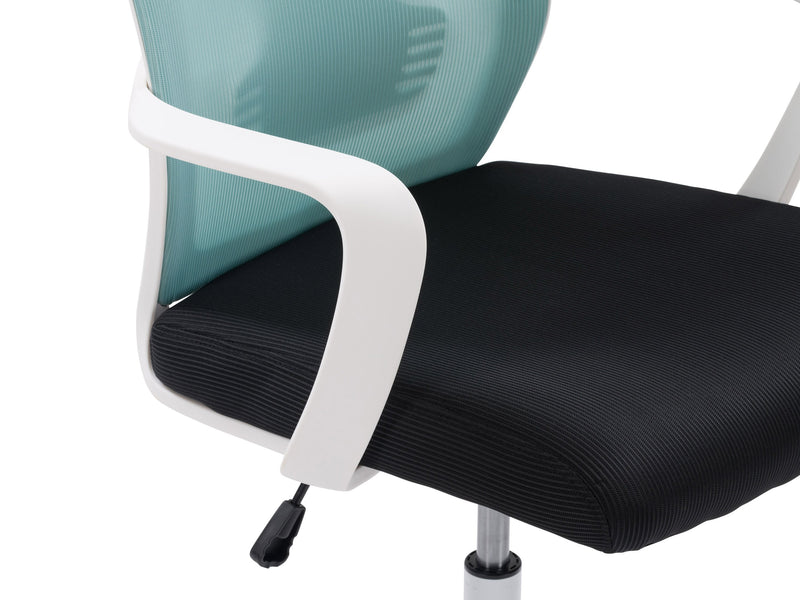 teal and black High Back Office Chair Ashton Collection detail image by CorLiving