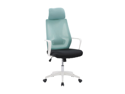 teal and black High Back Office Chair Ashton Collection product image by CorLiving#color_teal-and-black