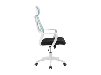 teal and black High Back Office Chair Ashton Collection product image by CorLiving#color_teal-and-black