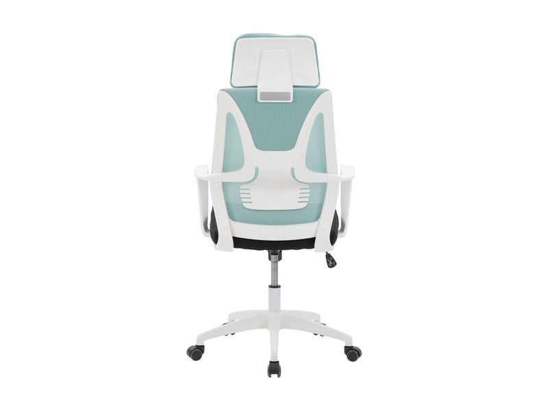 teal and black High Back Office Chair Ashton Collection product image by CorLiving