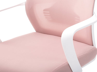 pink High Back Office Chair Ashton Collection detail image by CorLiving#color_pink