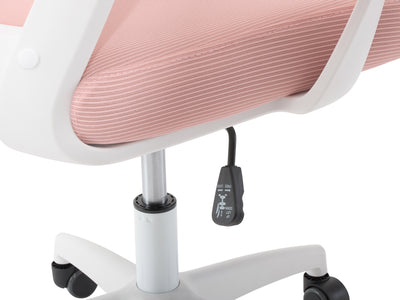 pink High Back Office Chair Ashton Collection detail image by CorLiving#color_pink