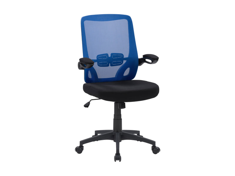 blue Mesh Office Chair Riley Collection product image by CorLiving