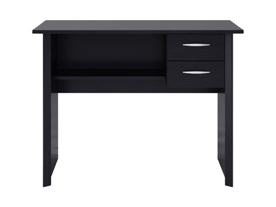 black brown Desk with Drawers Kingston Collection product image by CorLiving#color_black-brown