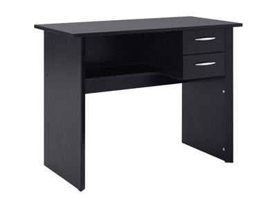 black brown Desk with Drawers Kingston Collection product image by CorLiving#color_black-brown