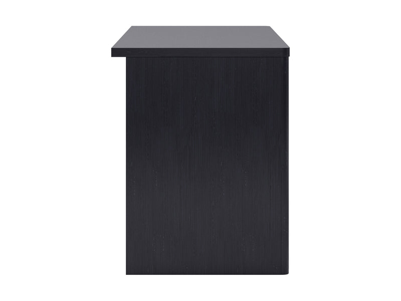 black brown Desk with Cabinet Kingston Collection product image by CorLiving