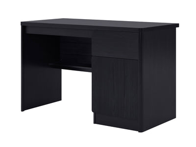 black brown Desk with Cabinet Kingston Collection product image by CorLiving#color_black-brown