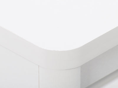 white Desk with Cabinet Kingston Collection detail image by CorLiving#color_white