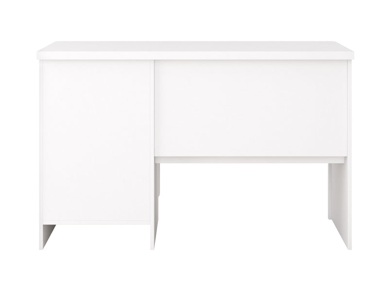 white Desk with Cabinet Kingston Collection product image by CorLiving